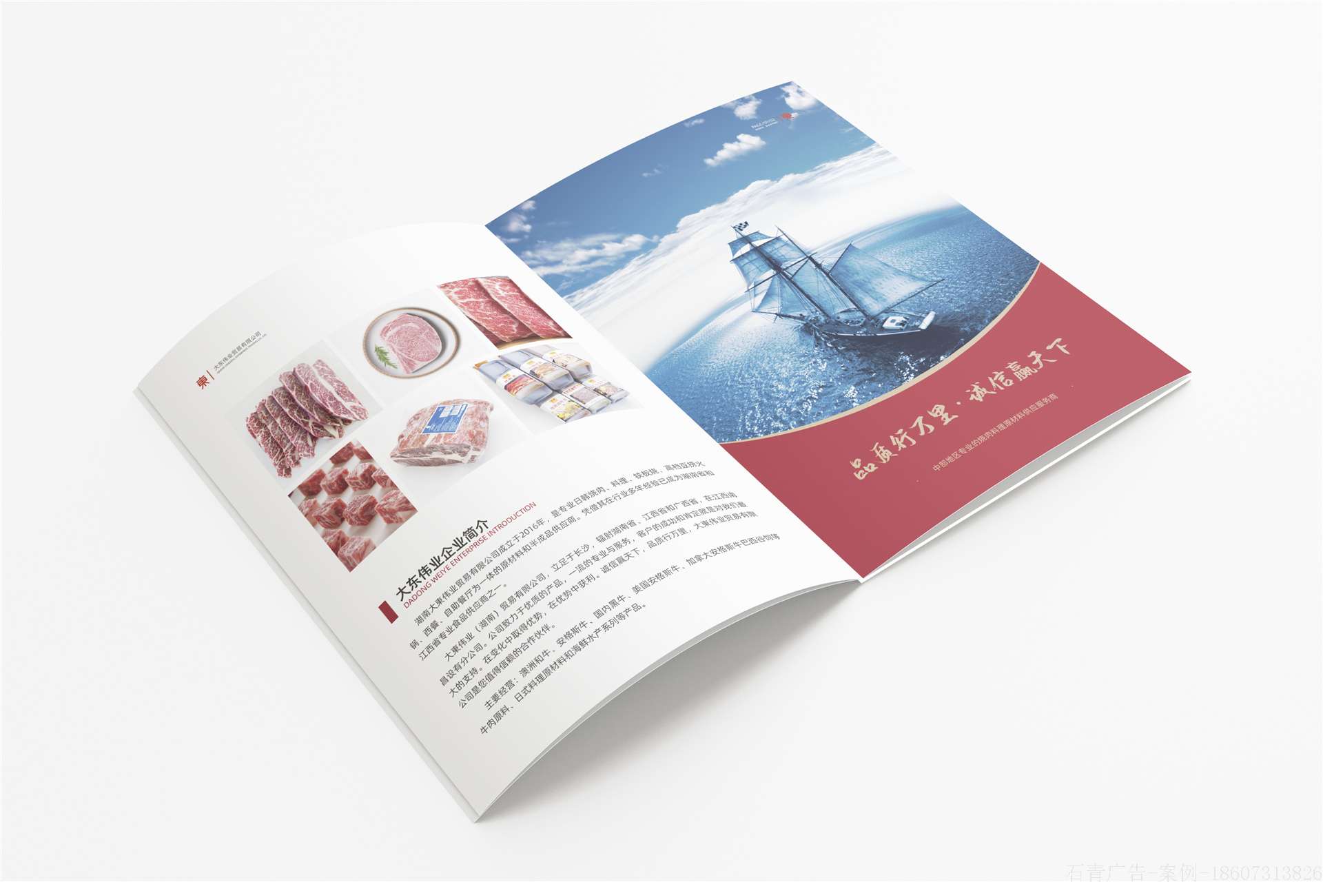 大东伟业产品手册设计 食品产品手册设计